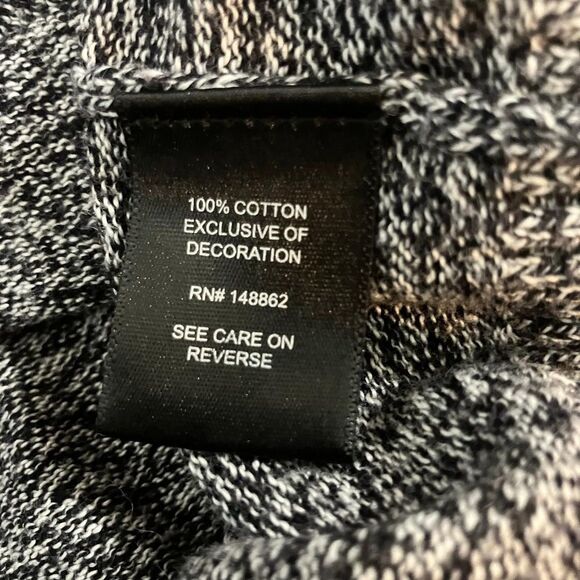 Torrid Sweater Women's Top 00 Grey Comfy Cotton  Pullover Sequin Crew Neck - Picture 4 of 7